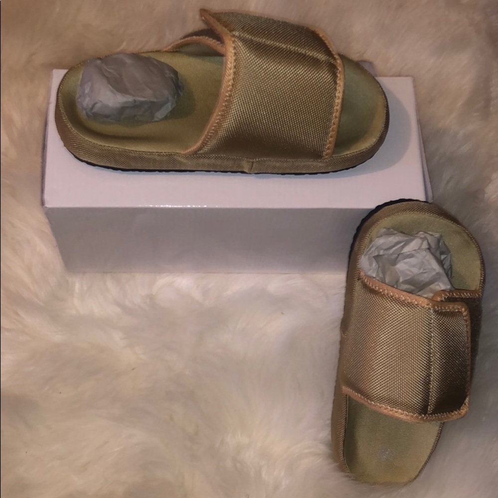 Tan Platform Slides